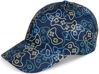 C719- KIDS UNISEX CONTROLLER PRINT BASEBALL CAP