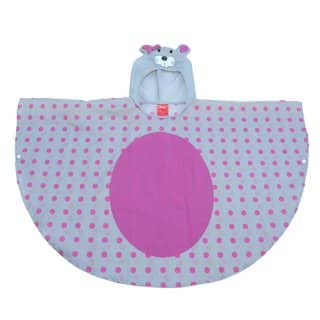 CP13-Childrens bunny poncho Wholesale childrens bunny poncho from the front