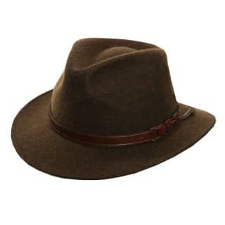 E18 - ADULTS UNISEX 100% WOOL FEDORA