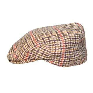 Wholesale mixed fibre flat cap in medium size