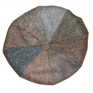 EHT2/XL - HARRIS TWEED 8-PANEL CAP (7 3/8)