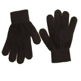 Wholesale plain black adults magic gloves