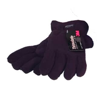GL30/B - BLK FLEECE THINS. GLOVES - ELASTIC. CUFF -
