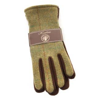 GL5-Ladies tweed gloves Wholesale ladies tweed gloves in packs of twelve