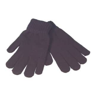 GM3/B MEN'S BLACK KNITTED STRETCHY GLOVES