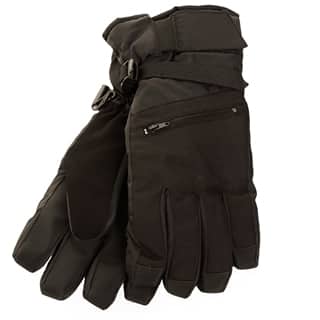 GM54 - MEN'S BLACK HIGH QUALITY WATERPROOF SKI GLOVES