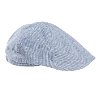 H149-Mens pinstripe flat cap Wholesale mens light blue pinstripe flat cap