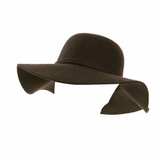 H30-Ladies wide brim floppy hat