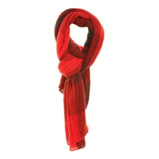 LS132 - LADIES LIBBY CHECKED SCARF