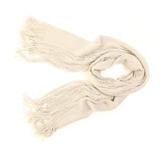 Wholesale white ladies net weave lightweight scarf