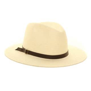 S218 - UNISEX STRAW FEDORA