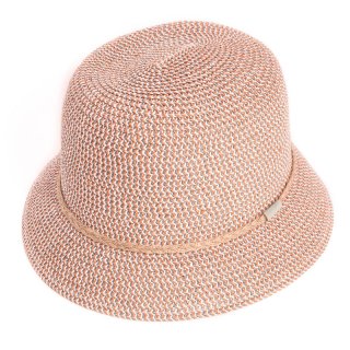 Wholesale brown ladies crushable straw bush hat
