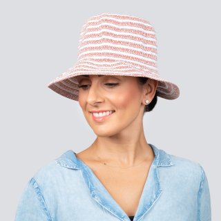 S409- LADIES SHORT BRIM STRAW HAT