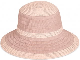 S423- LADIES SHORT BRIM STRAW HAT