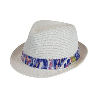 S503-LADIES STRAW TRILBY