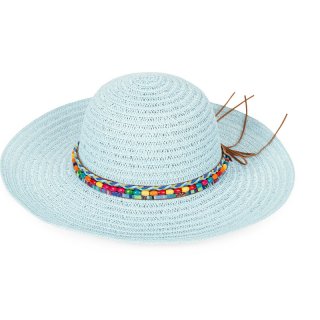 S513- LADEIS WIDE BRIM STRAW