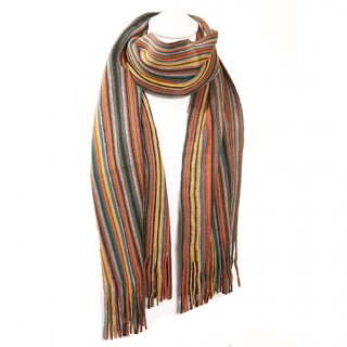 SCARF132- PK OF 12- MENS STRIPED SCARF SCARF132- PK OF 12- MENS STRIPED SCARF