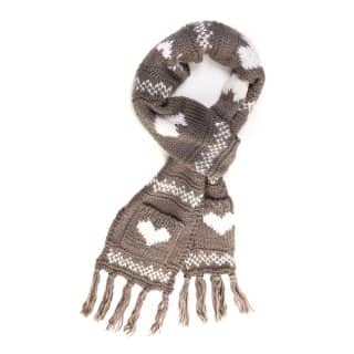 SCARF66 - LADIES CHUNKY KNIT SCARF
