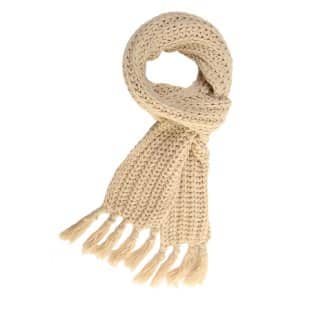 SCARF 401 - LADIES CHUNKY KNIT SCARF