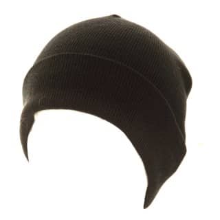 Wholesale plain ski hat in black