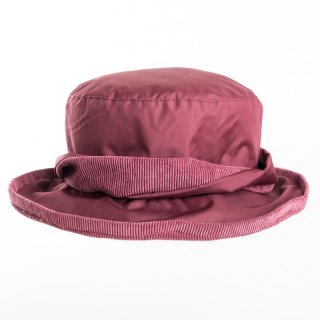 Bulk ladies bush hat in maroon with cord under brim