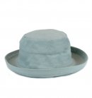 A102PS- WOMEN'S PASTEL LINEN SUN HAT WITH TURN-UP BRIM