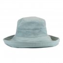 A103PS- PASTEL LINEN HAT WITH LARGE TURN-UP BRIM