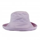 A103PS- PASTEL LINEN HAT WITH LARGE TURN-UP BRIM