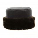 Wholesale faux fur ladies pillbox hat