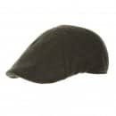 Wholesale mens preformed flat cap in navy colour scheme