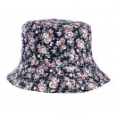 Wholesale ditsy floral reversible bush hat
