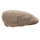 Bulk tweed country flat cap in large size