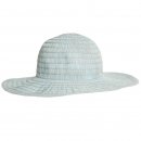 Wholesale wide brim hat for ladies features blue pastel colours