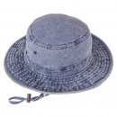 Wholesale mens washed aussie style hat in navy