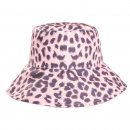 Wholesale ladies polyester light leopard print sun hat