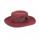 A1624- LADIES WIDE BRIM WAX HAT WITH FEATHER TRIM