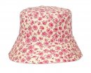 A1654- LADIES REVERSIBLE FLOWER PRINT BUSH HAT