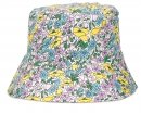 A1655- LADIES REVERSIBLE FLOWER PRINT BUSH HAT