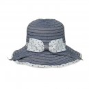 A1663- LADIES SHORT BRIM HAT WITH BOW BAND