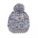 A1667- ADULTS UNISEX CABLE KNITTED BOBBLE HAT/ FLEECE LININ*