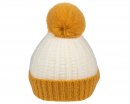 A1677- LADIES SUPER SOFT KNITTED FAUX FUR POM POM