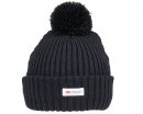 A1705- MENS THINSULATE RIBBED KNITTED BOBBLE HAT