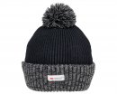 A1707 - MENS RIBBED THINSULATE BOBBLE HAT