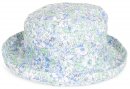 A1735- LADIES FLOWER PRINT TURN UP BEIM SUN HAT