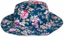 A1737- LADIES WIDE BRIM FLOWER PRINT SUN HAT