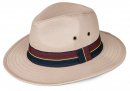 A1747- MENS FEDORA HAT WITH STRIPE BAND