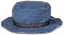 A1752- MENS WASHED BUSH HAT WITH DETAIL BAND