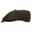 A1761- MENS TWEED 8-PANEL CAP