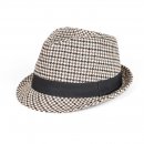 A1778 - MENS CHECKED TRILBY