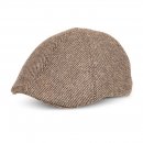 A1809- MENS PREFORMED FLAT CAP